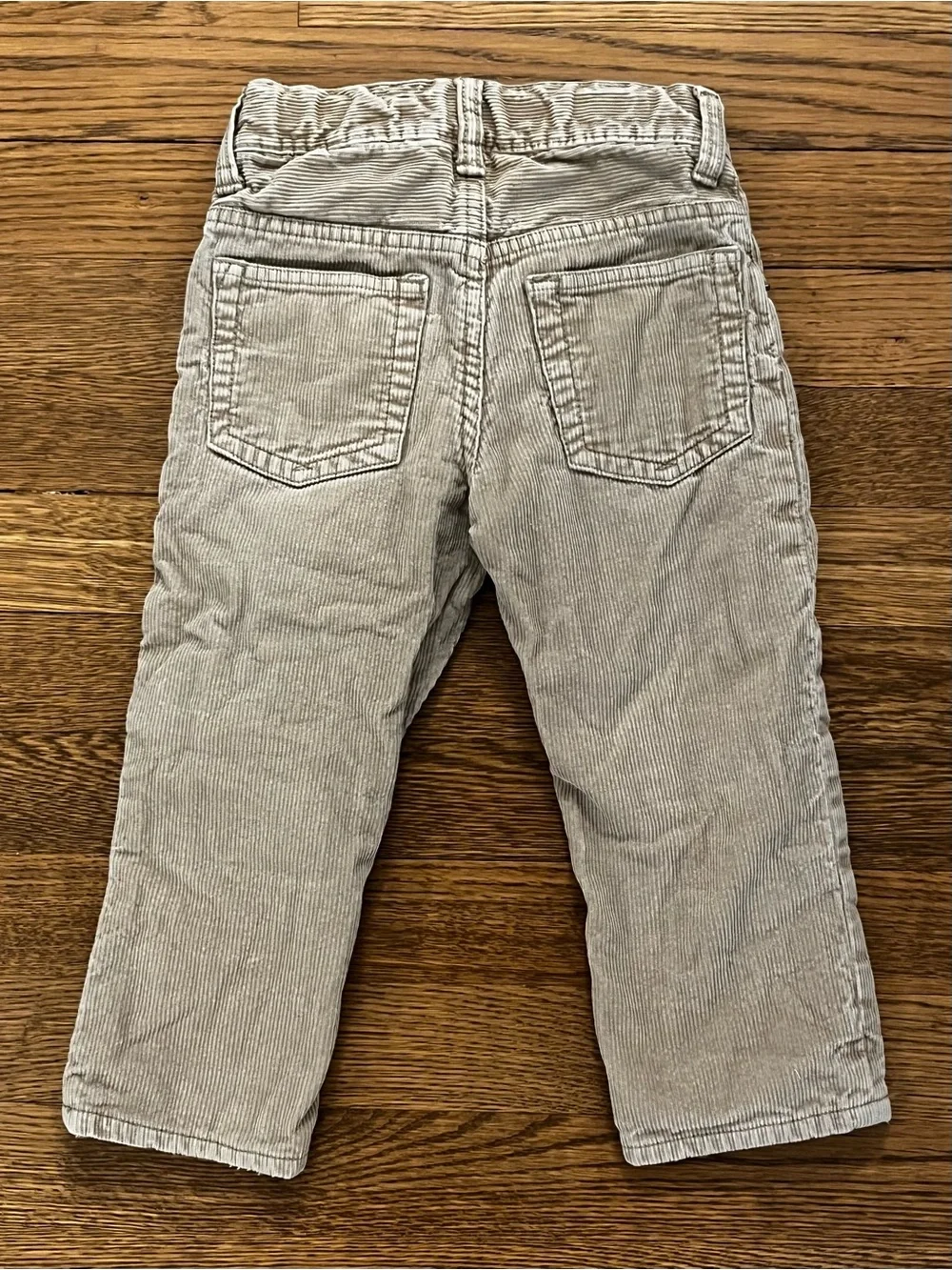 Lot of 2 Baby Gap Boys Size 2T Lined Corduroy Pants Adjustable Waist